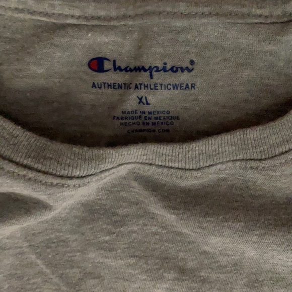 Champion Gray YXL tee - Picture 2 of 2